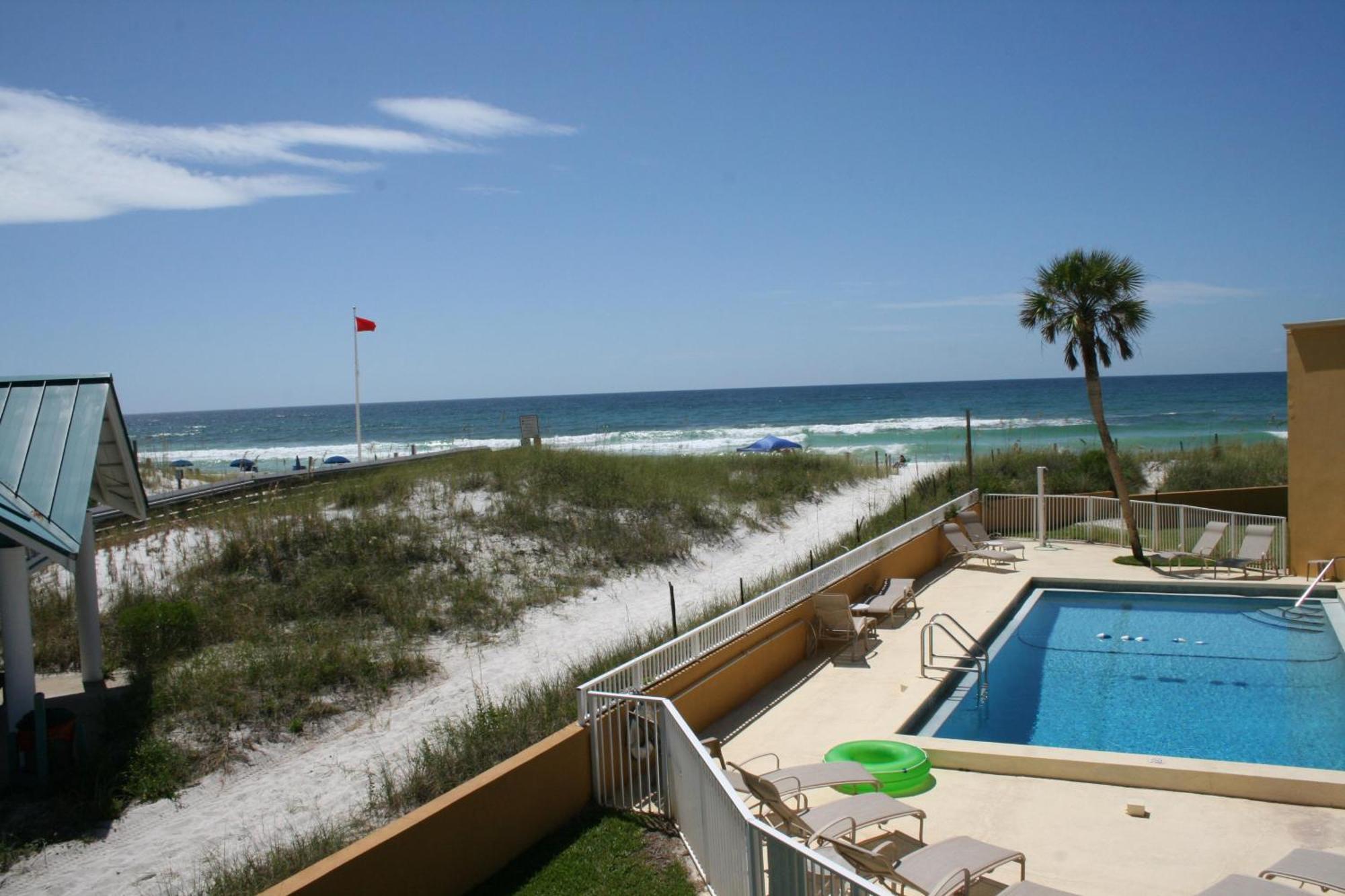 Is9-Cozy Upstairs Beachfront Condo - King Beds شاطئ فورت والتون المظهر الخارجي الصورة